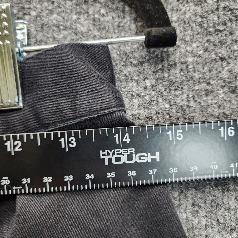 L.L.Bean Vintage Women's High Waist 90s Mom Tapered Black Chino Pants 10 Tall - Picture 4 of 8